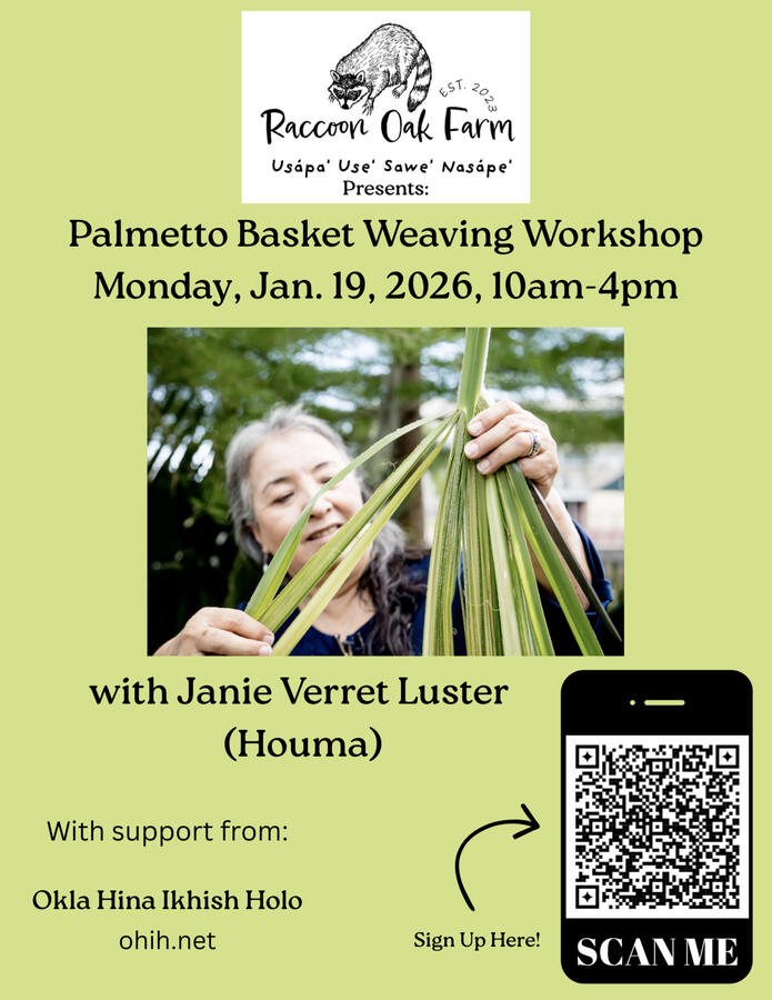 Jan 2026 Basket Weaving Workshop